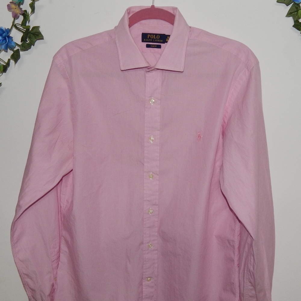 Light Pink Button Down - 16 - 40/41